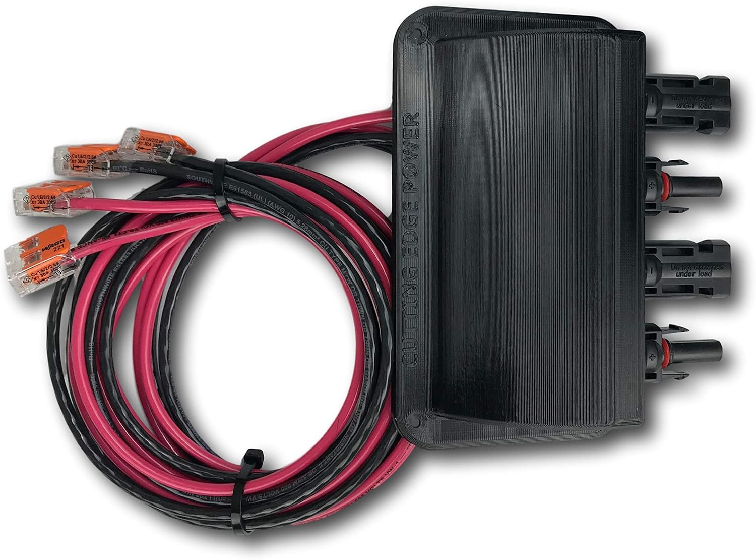 2ft 4 Ports Cable Wire Entry Housing for Solar Panels W13633
