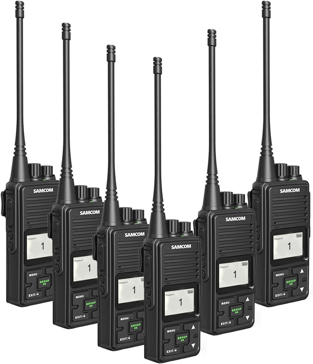 2 Pack 2 Way Radio 3000mAh Rechargeable UHF Walkie Talkie P118962