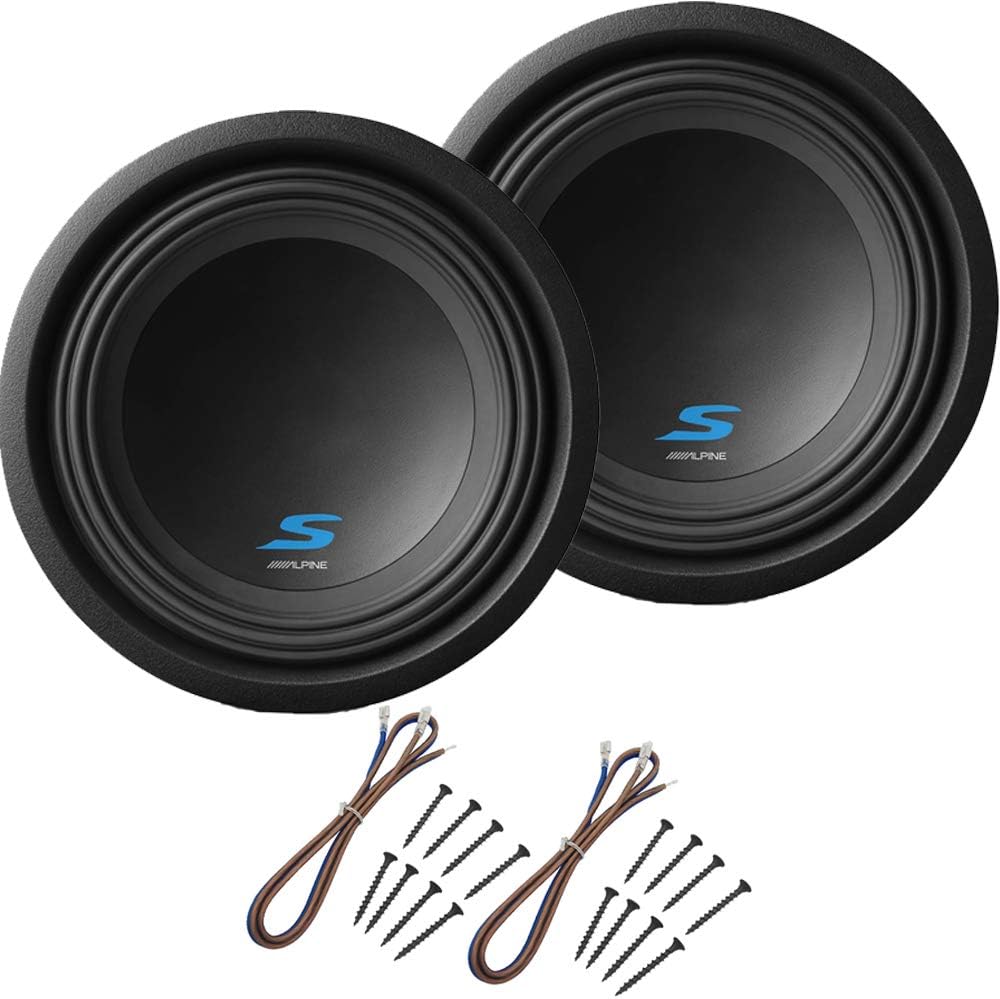 8" Dual 2 Ohm 600 Watt Subwoofers with Sub Install Kit Package N59392