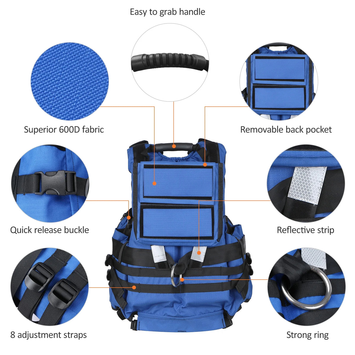 Adult Safety Float Suit Survival Jacket C914717