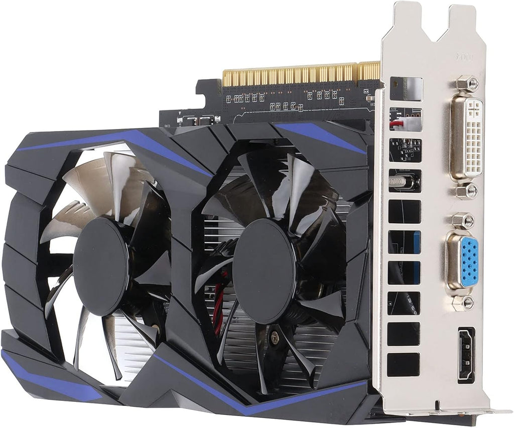 4G DDR5 128bit 640 Units 700MHz Dual Fan Desktop Computer Graphics Card with PCI Express 2.0 D27111