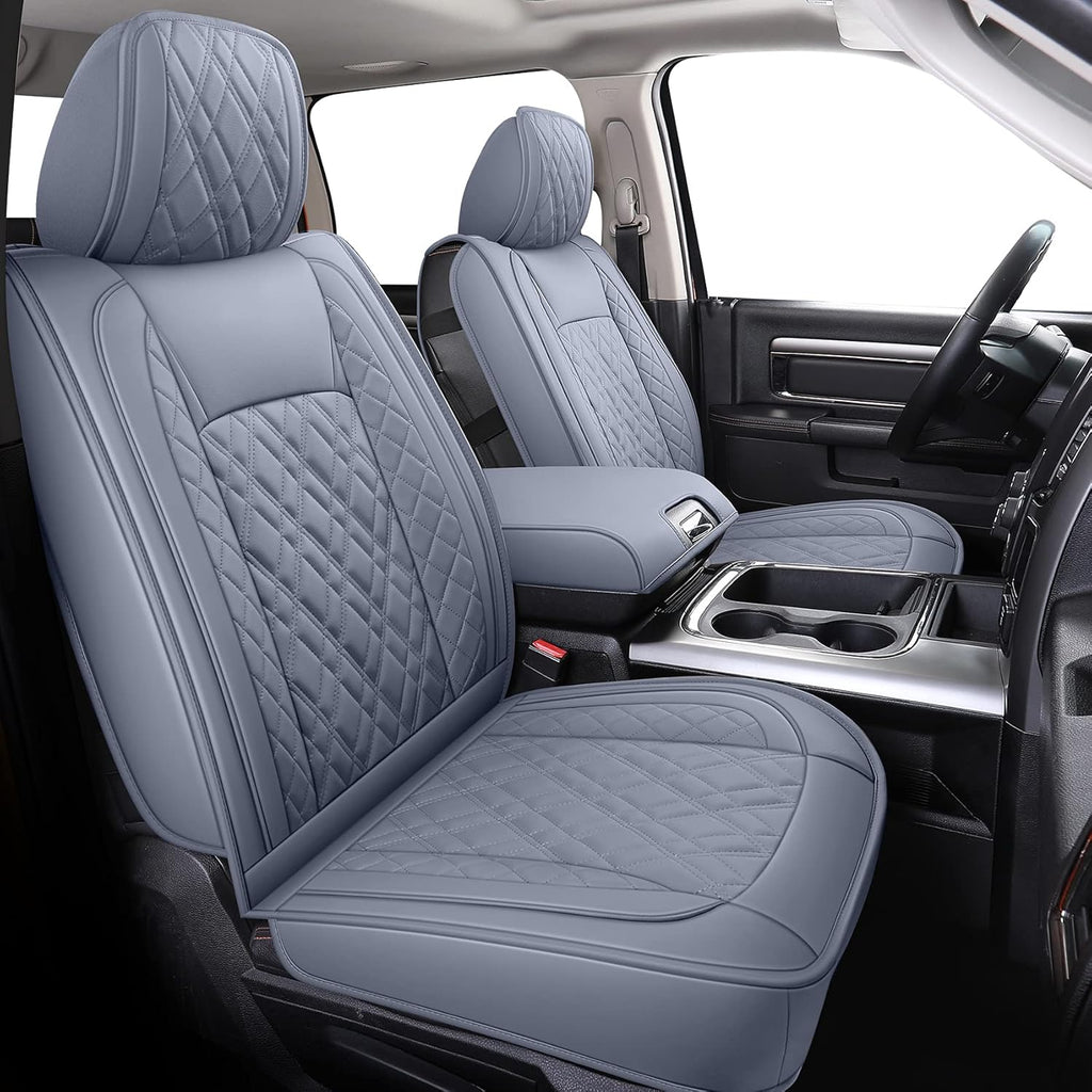 Ram 1500 Seat Covers Front and Back Faux Leather F4264