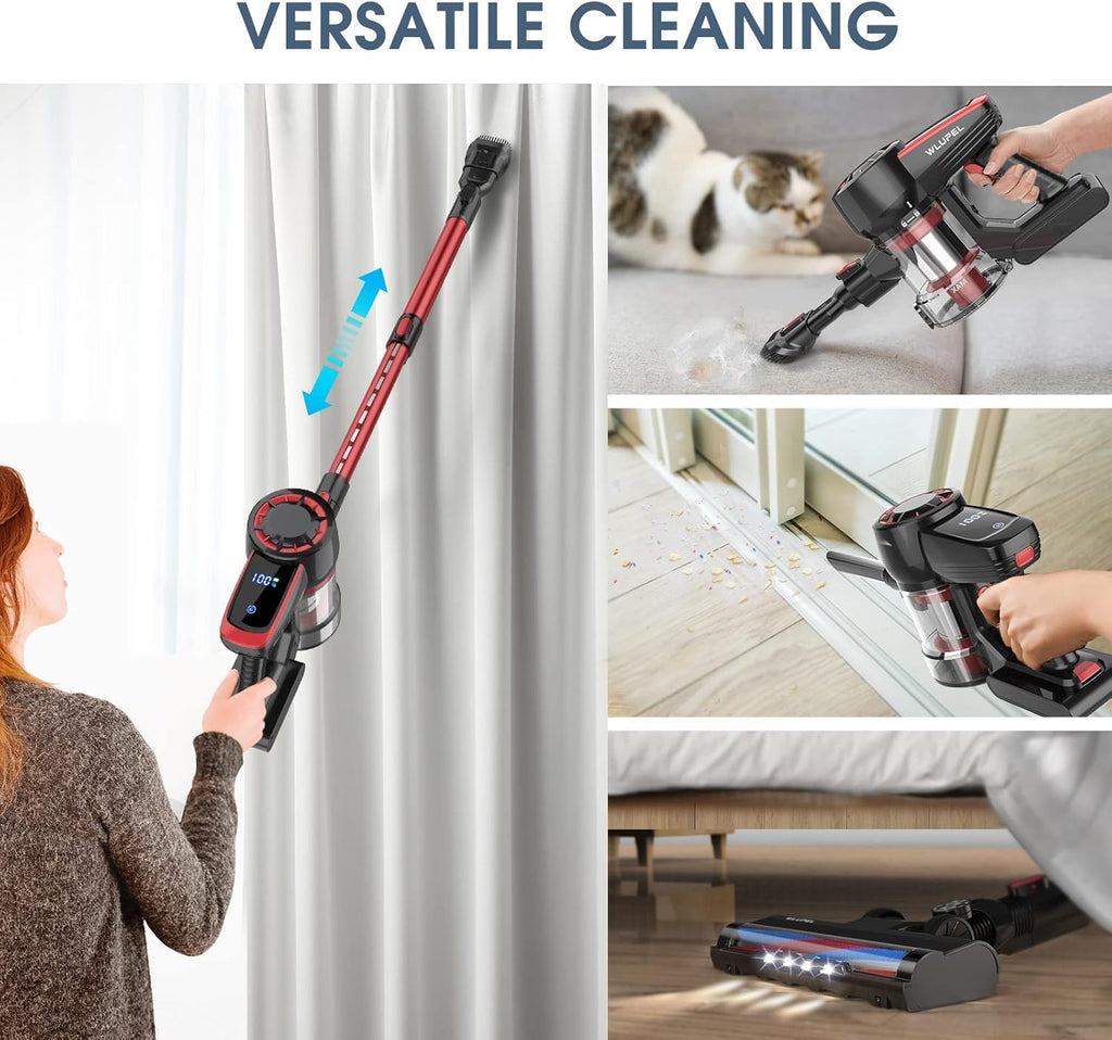 Cordless Stick Vacuum Cleaner with LED Display T547553