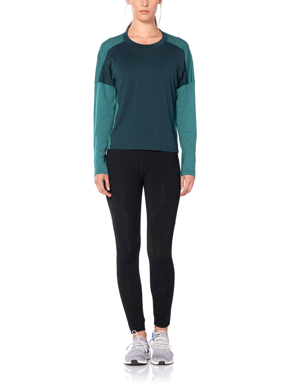 Nightfall Blue Spruce Long Sleeve Crewe K26488