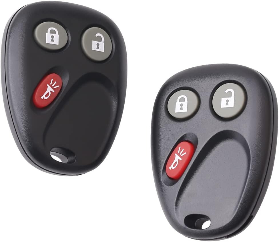 2Pcs Car Key Fob Remote 3 Button V1104