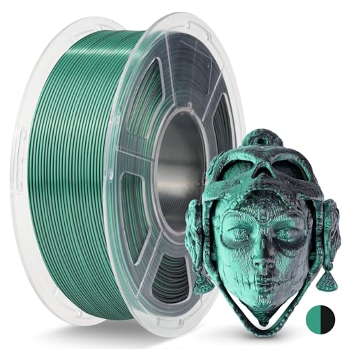 PLA Silk Filament Bundle Multicolor 1.75mm 250g Spool 8 Rolls 2kg A6410