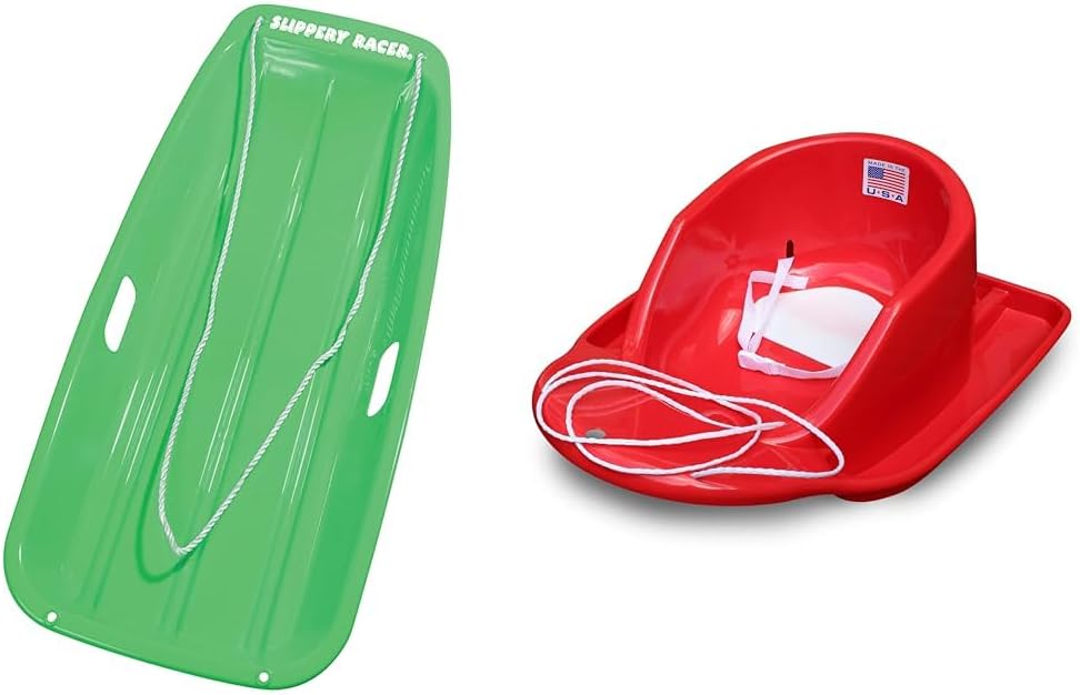 Flexible Plastic Cold-Resistant Toboggan Snow Sled S7695