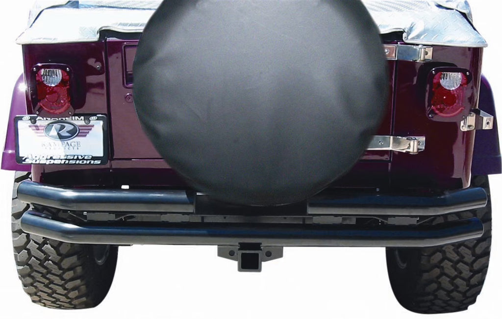 Black Double Tube Rear Bumper N833357