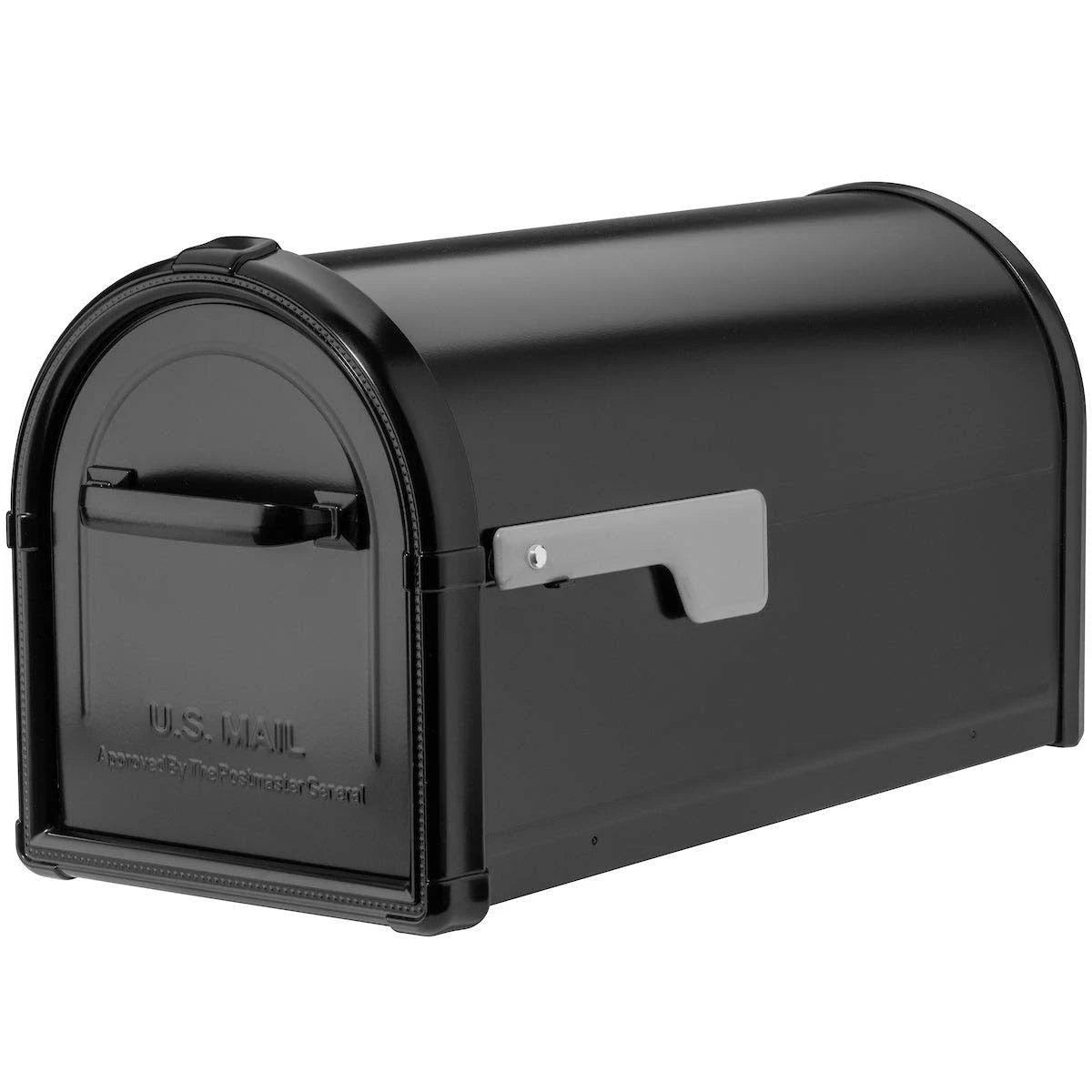 Black Post-Mount Mailbox N52503