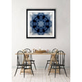 Indigo Framed Giclee Print 38x38 C7821