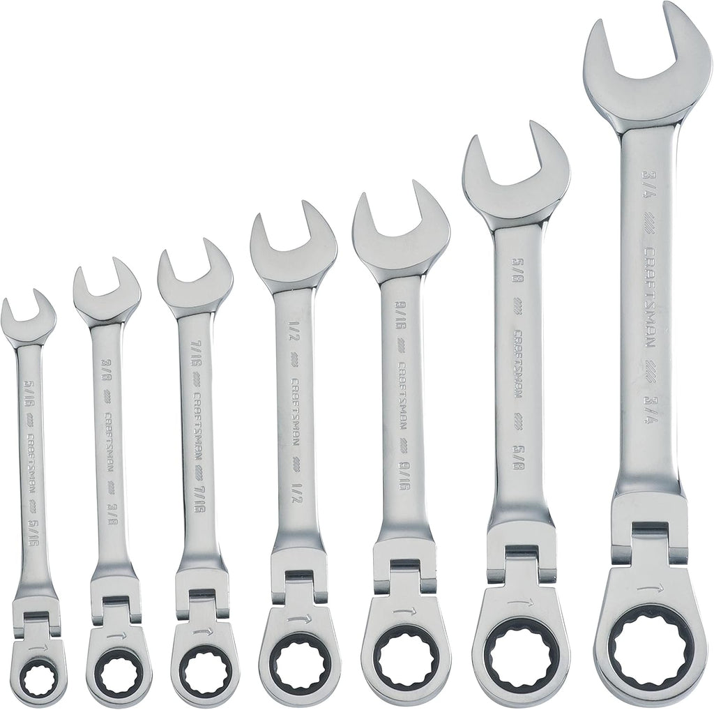 7-Piece SAE Flex Reversible Ratchet Set X2929