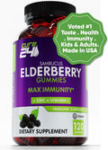 Elderberry Gummies with Vitamin C and Zinc 120 Count J8195