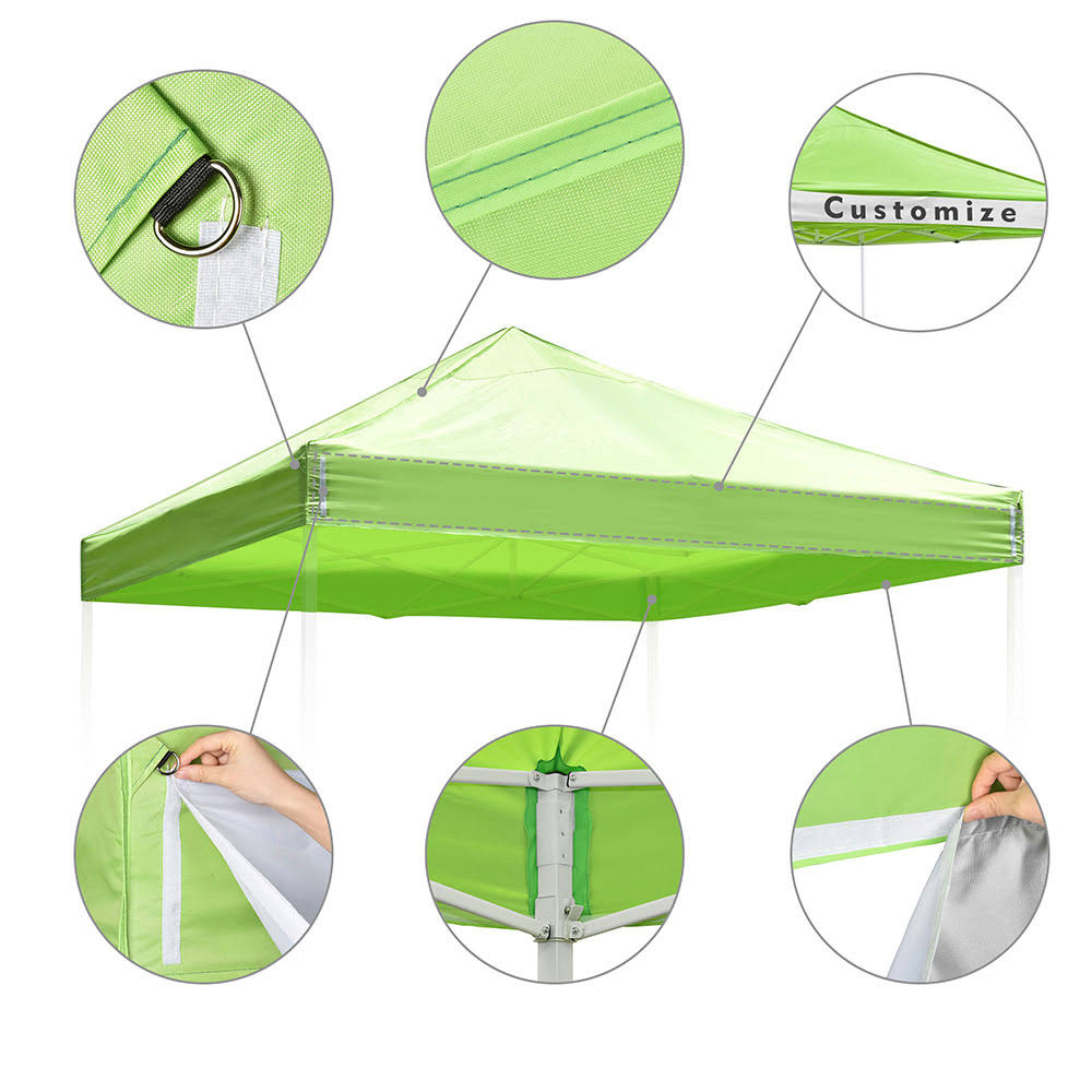 Green Glow Pop Up Tent Canopy Top Replacement Cover R592