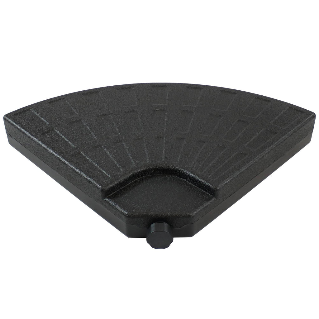Black Cantilever Patio Umbrella Base Plate 4 Pk N377