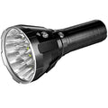 100,000 Lumens Rechargeable LED Flashlight with OLED Display F45434