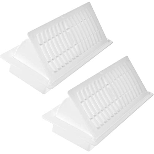 4" x 12" White Floor Vent Register B134630