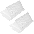 4" x 12" White Floor Vent Register B134630