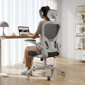 Black Ergonomic High Back Desk Chair with Flip-up Armrests K187783