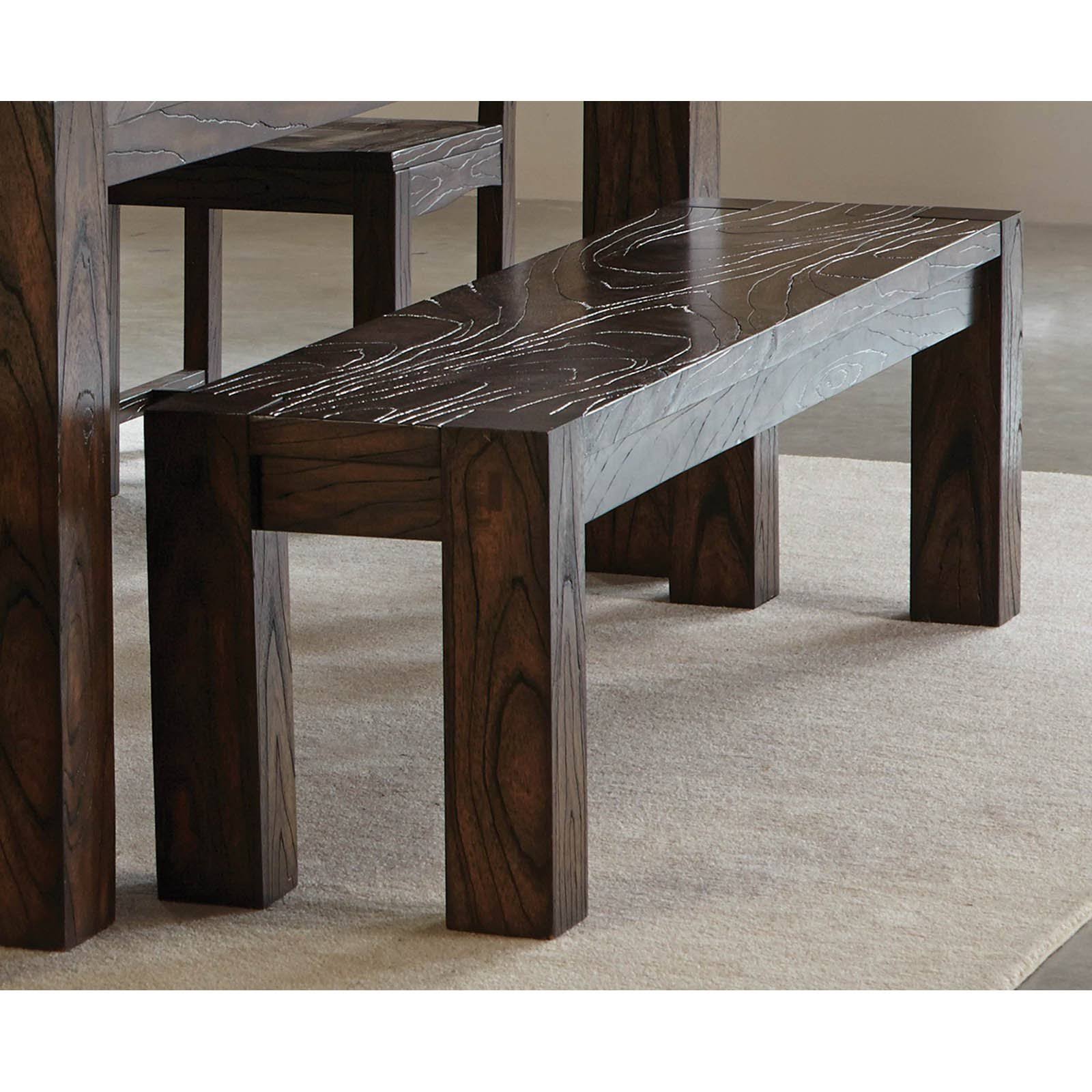 Dark Brown Dining Bench G768
