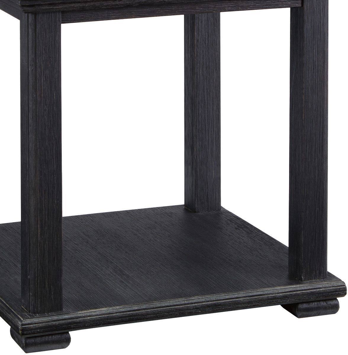 Black Square End Table O98050