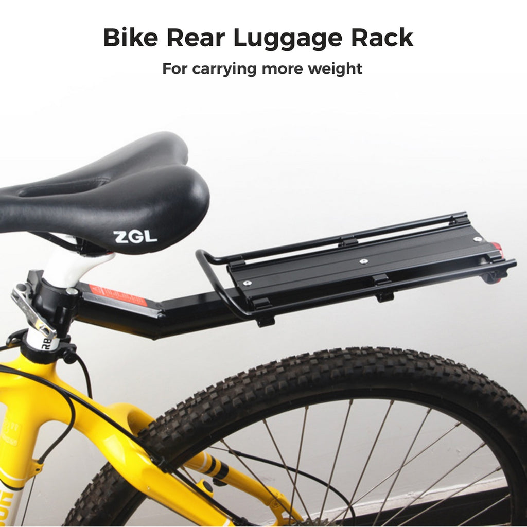 Bicycle Rear Luggage Carrier with 66 Lbs Weight Capacity Z73367