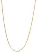 14k Yellow Gold Plated Flat Mariner Chain Necklace, 22 inches M463275