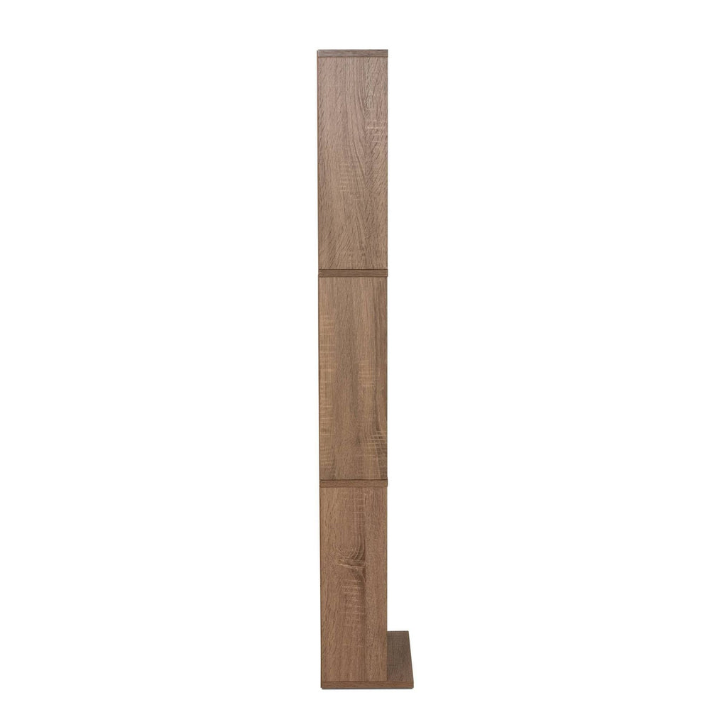 Weathered Oak Adjustable Media Cabinet D779