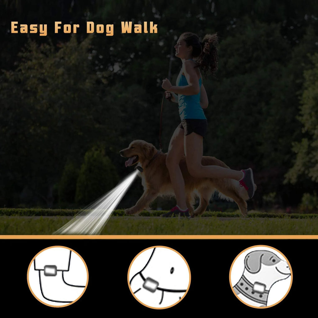 2Pack USB Rechargeable LED Clip on Running Light W50758