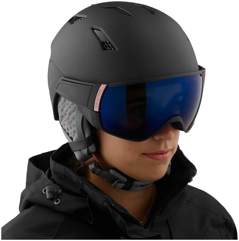 Black/Rose Gold Helmet E9409