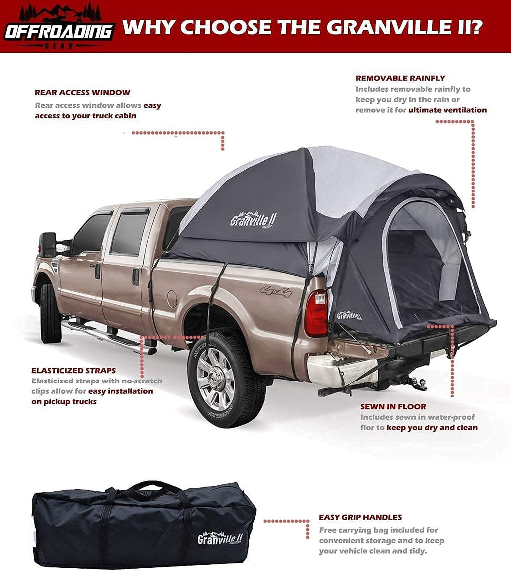 Pickup Truck Bed Tent with Front Awning Z91649