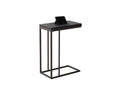 Cappuccino Brown and Black Rectangular Accent Table G955