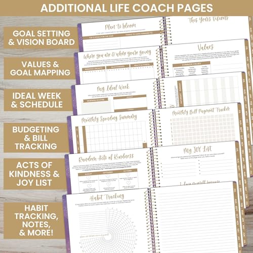 8.5" x 11" Academic Year Day Planner (July 2024 - July 2025) C622