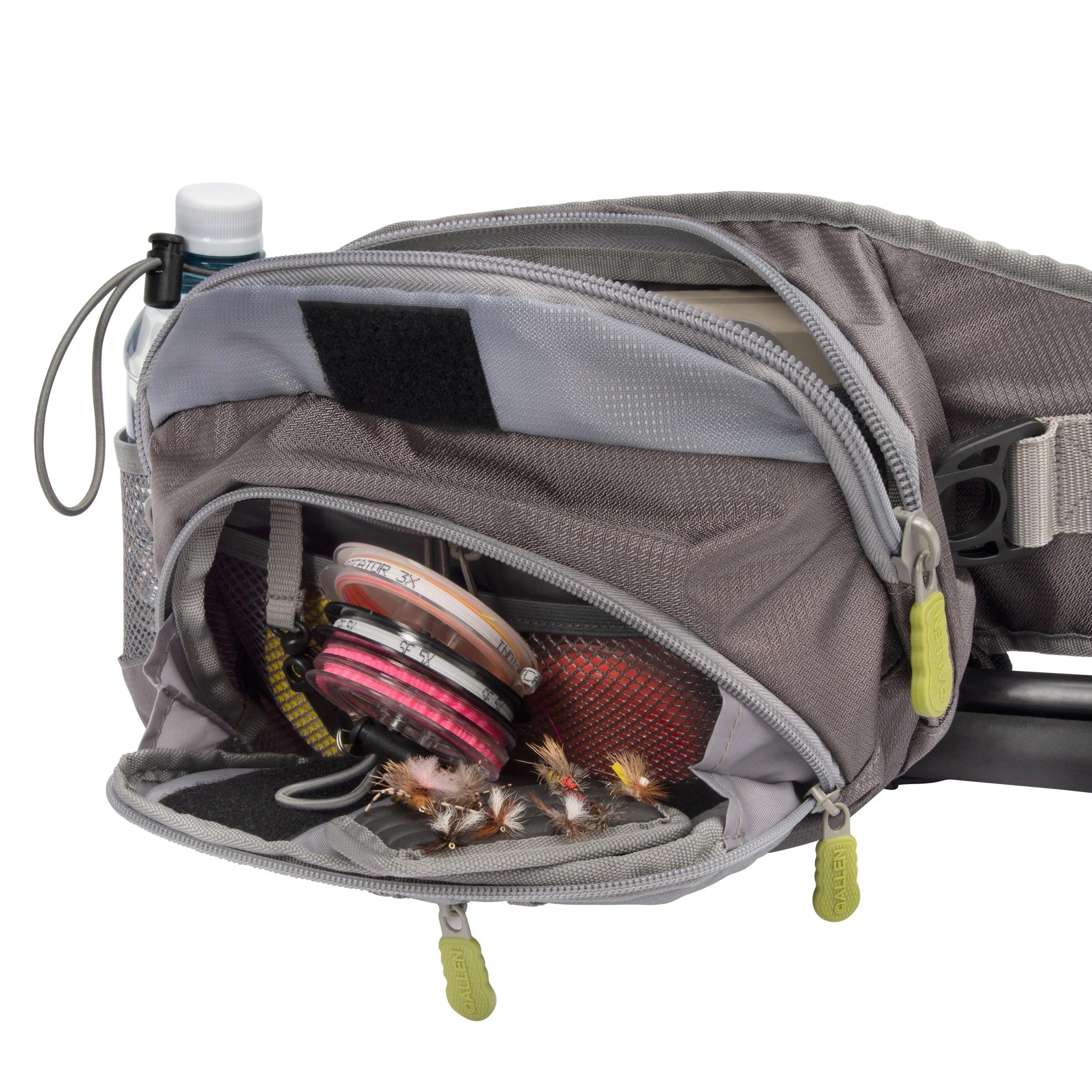 Gray/Lime Fly Fishing Sling Pack N416089