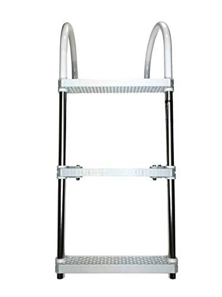 White 3 Steps Swim Boarding Ladder C7261