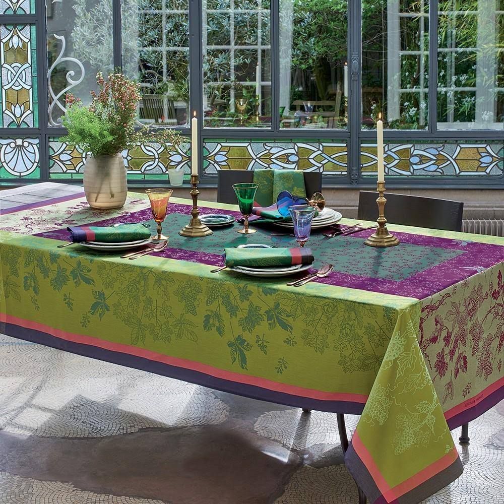 Green Tablecloth A7063