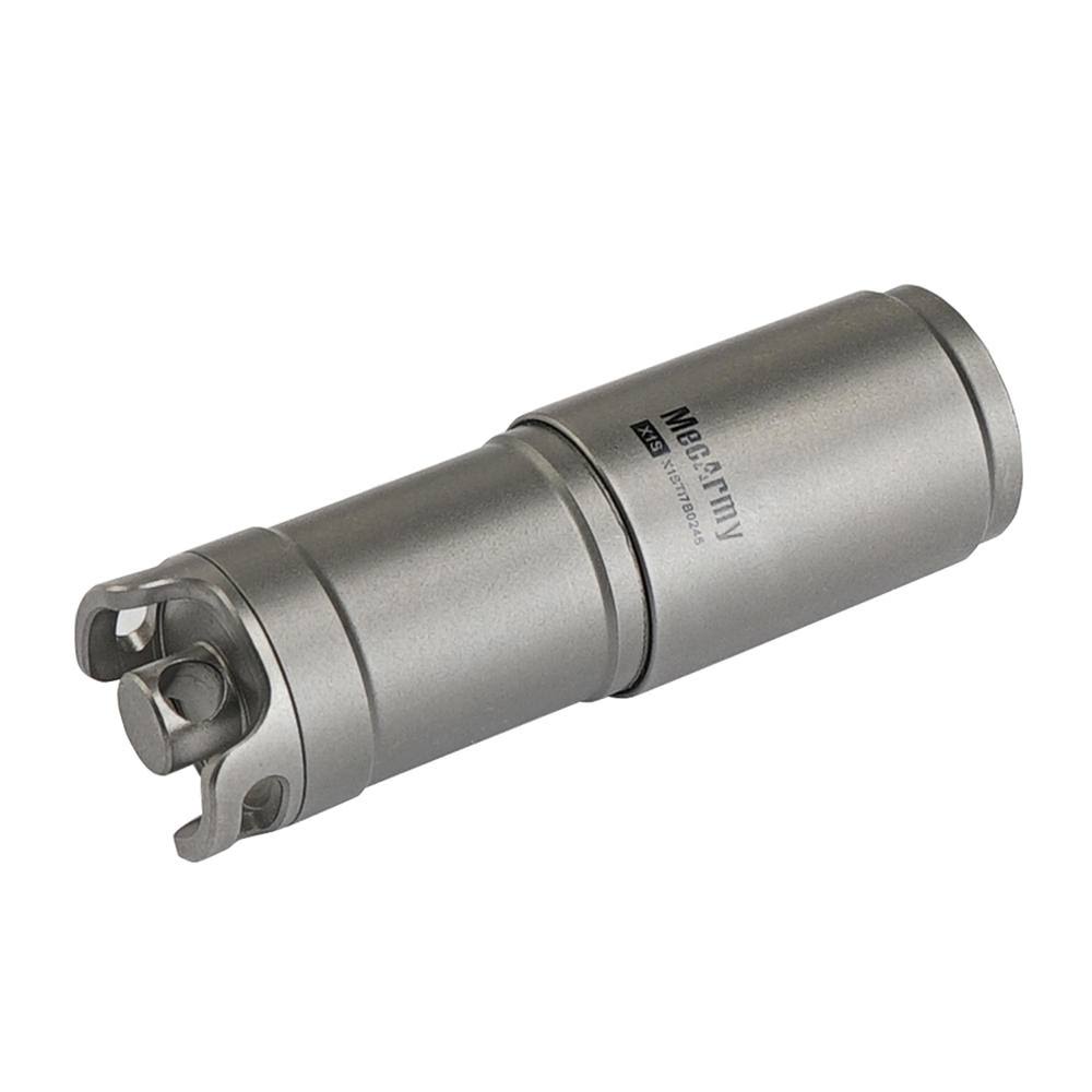 Mini Rechargeable Titanium Keychain Flashlight A8358