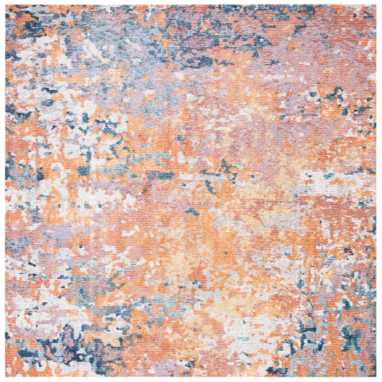 Gold / Blue Rug V196441