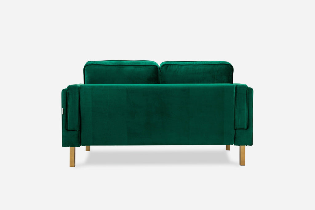 Gray Fabric Loveseat D796870
