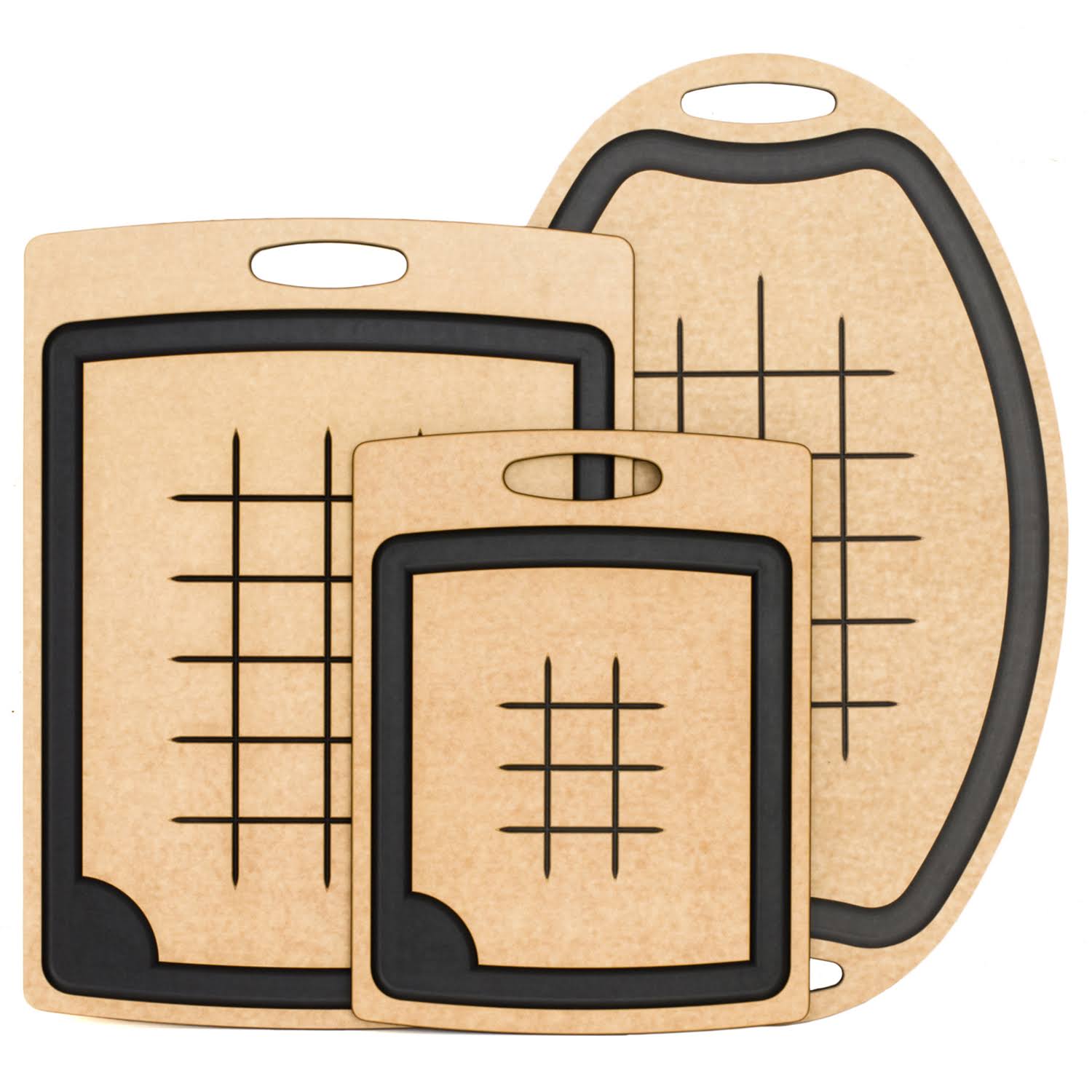 Natural/Slate 19.5inch by 15inch Cutting Board Y5562