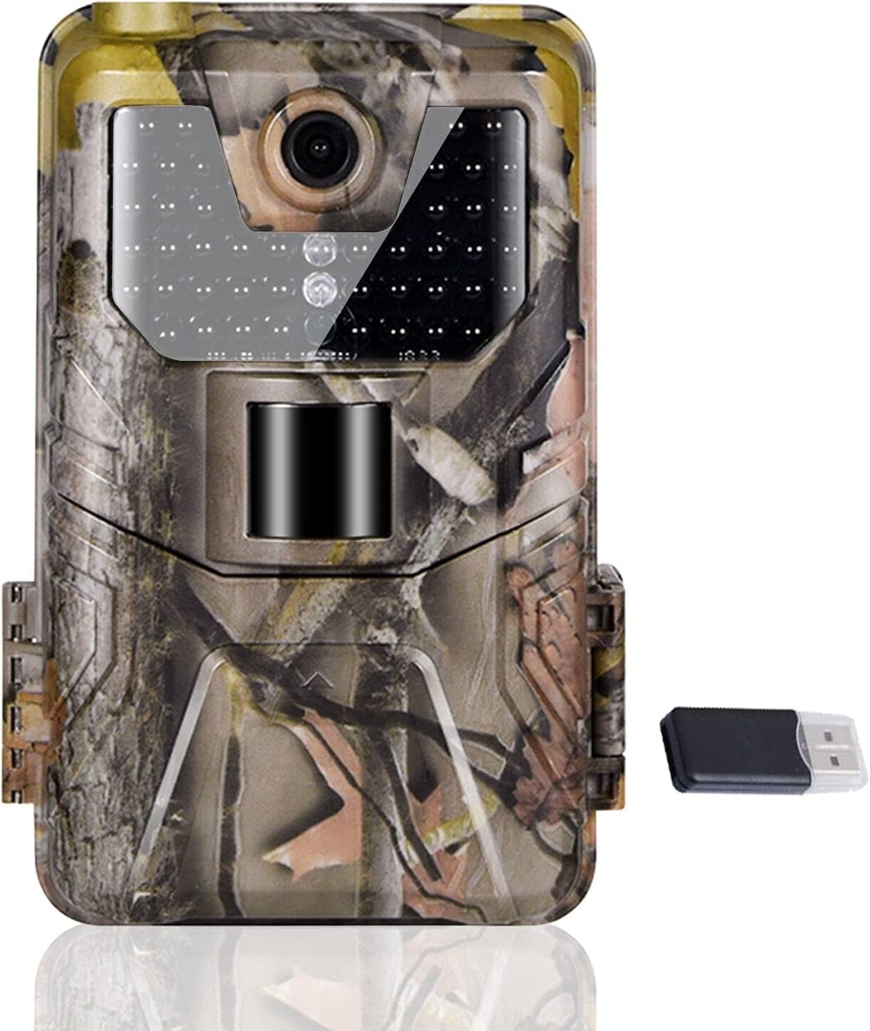 36MP 1520P Night Vision Motion Activated Hunting Camera IP67 Waterproof 120° 65FT 44pcs No Glow LEDs H479