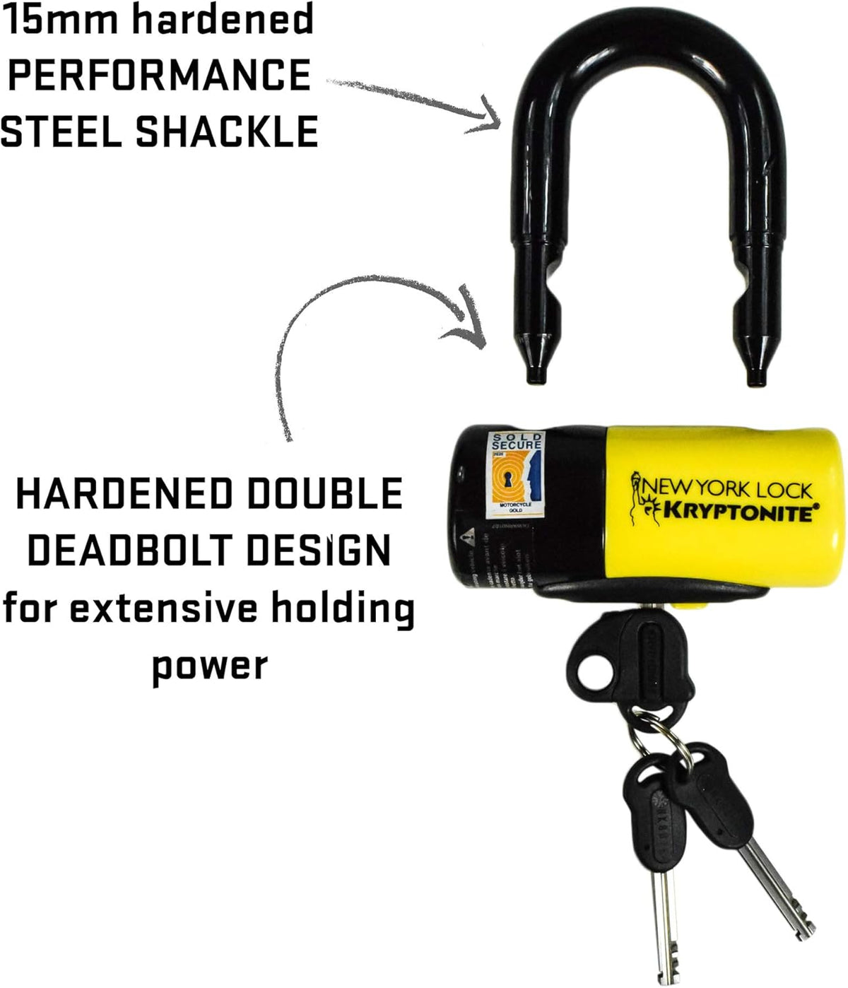 Red 14mm Chain and 15mm Disc Lock V716440