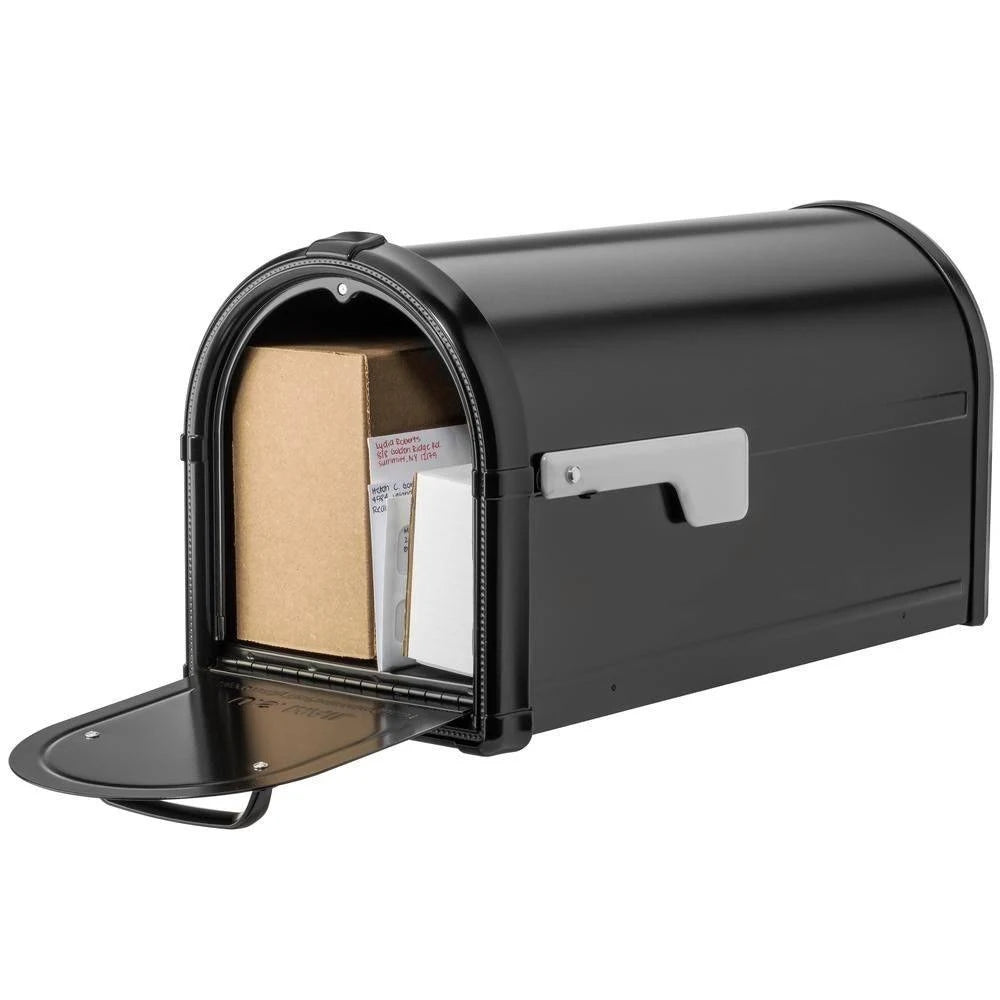 Black Post-Mount Mailbox N52503