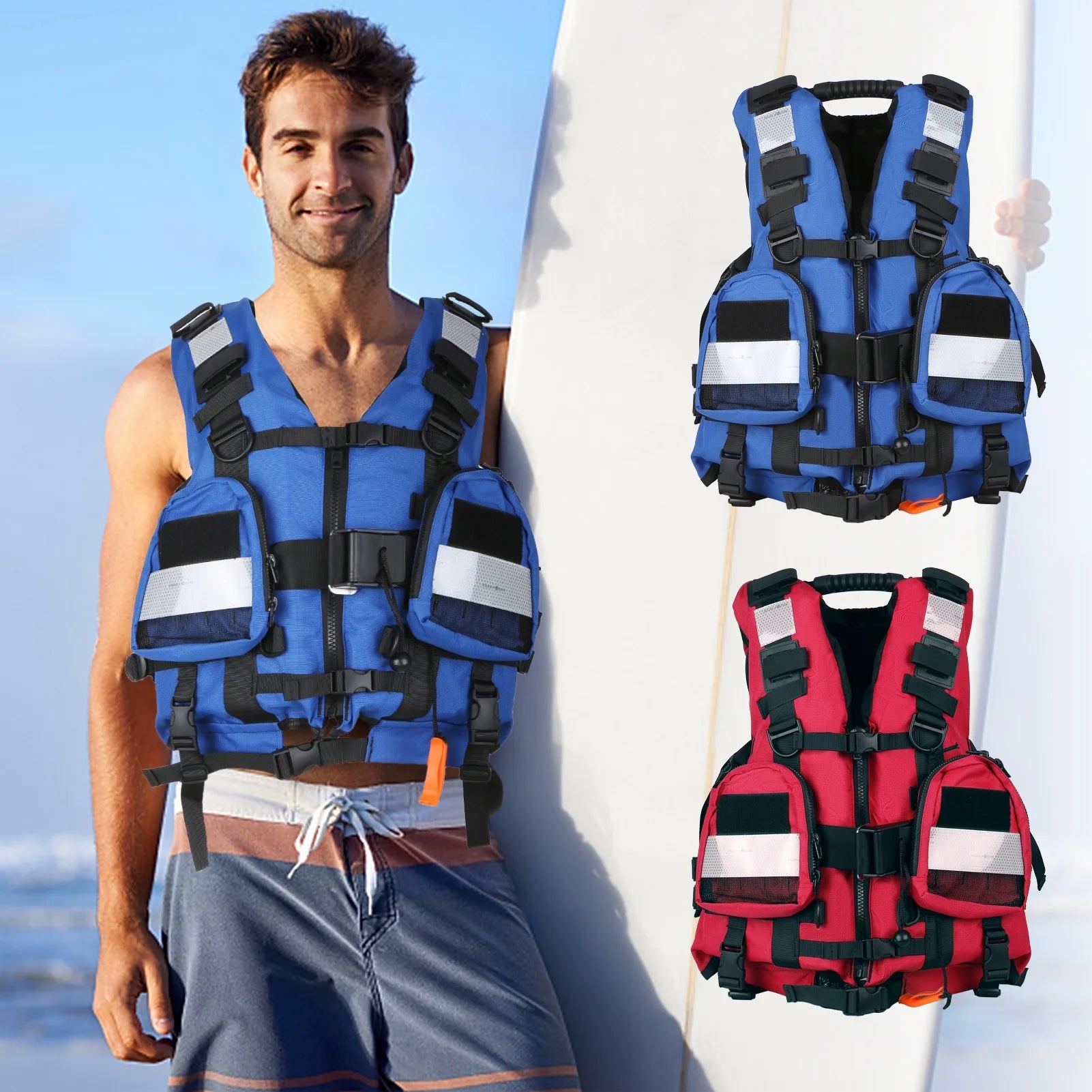 Adult Safety Float Suit Survival Jacket C914717