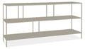 Taupe Console Bookcase W4776