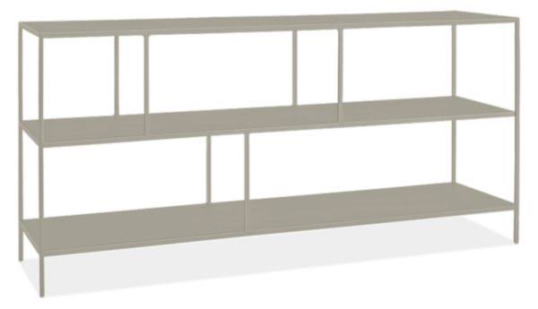 Taupe Console Bookcase W4776