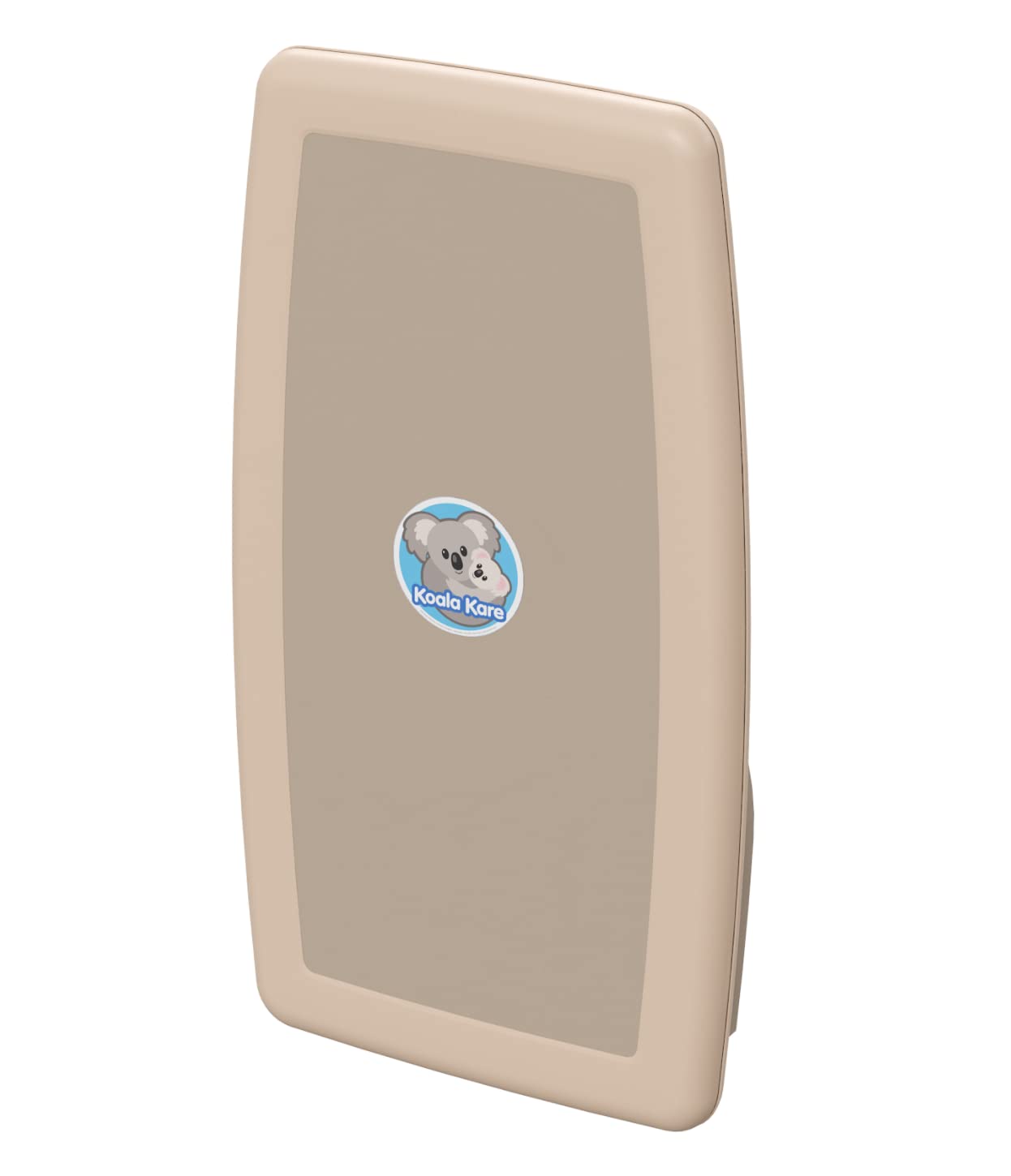 Beige Vertical Surface-Mounted Baby Changing Station-Table O747