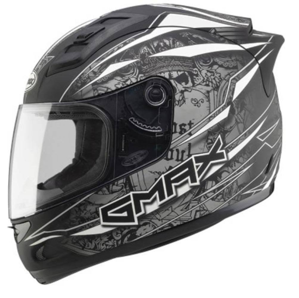 Flat Black/Silver/White XL Helmet K51682