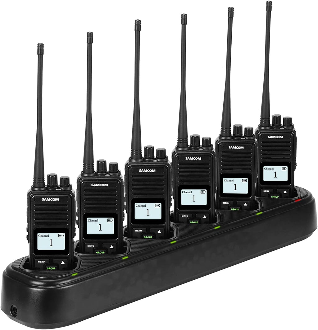 2 Pack 2 Way Radio 3000mAh Rechargeable UHF Walkie Talkie P118962