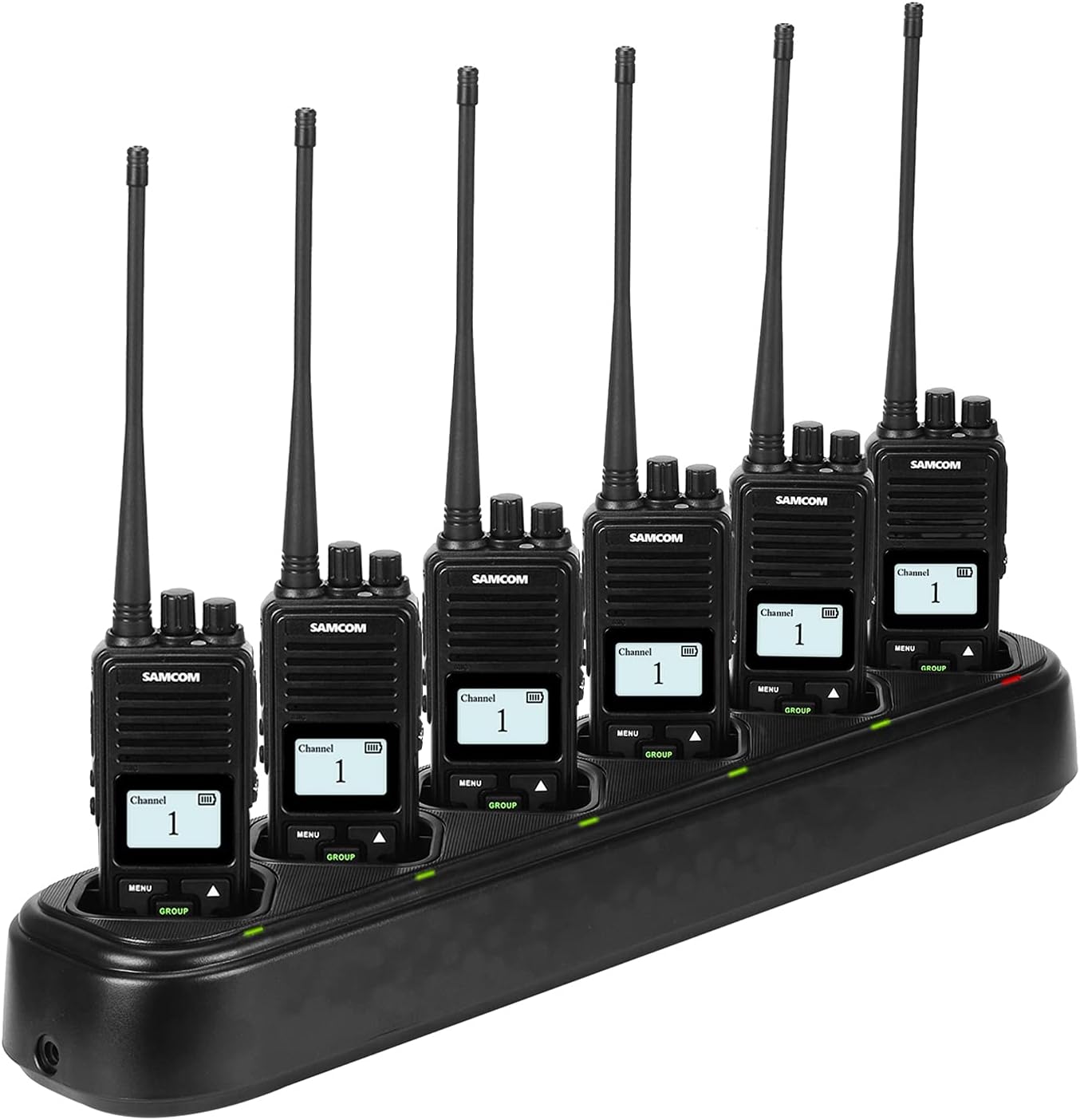 2 Pack 2 Way Radio 3000mAh Rechargeable UHF Walkie Talkie P118962