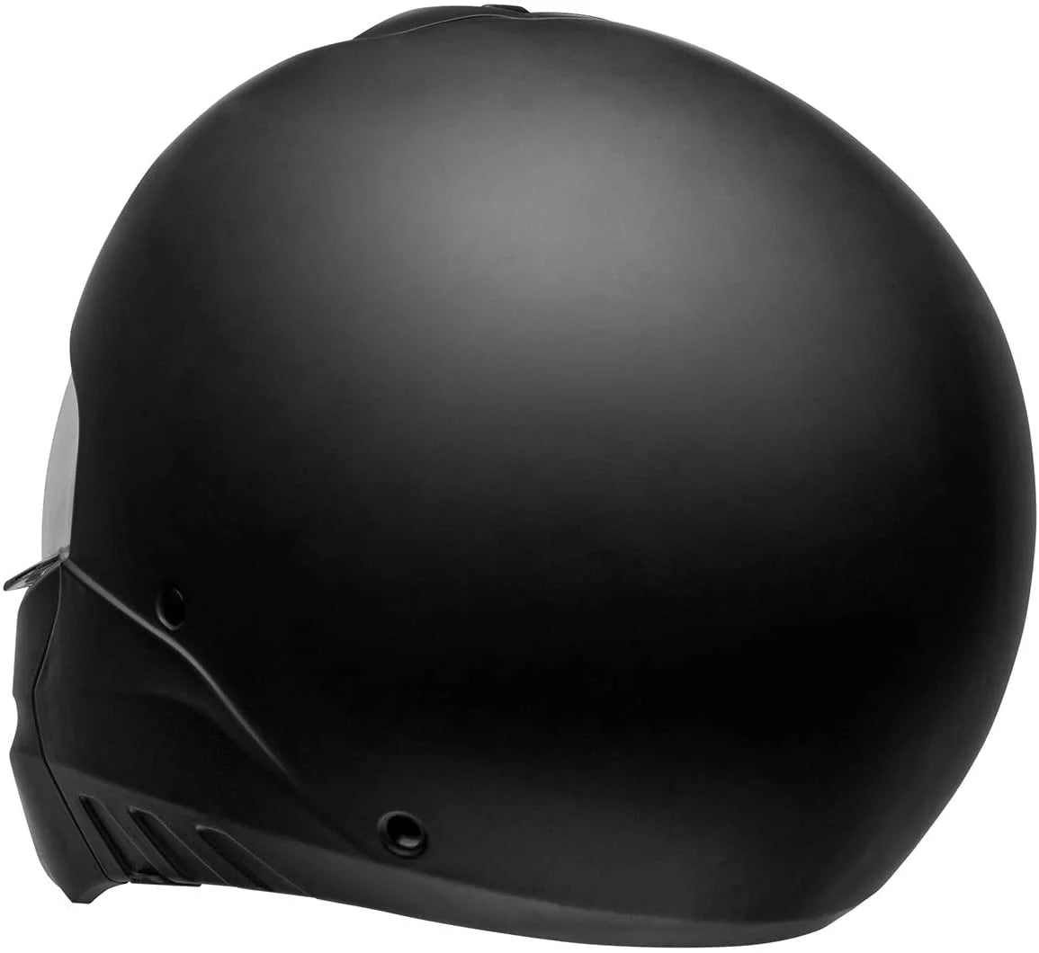 2 in 1 Motorcycle Helmet Matte Black with Gray XX-Large Q256960